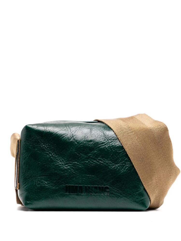 Uma Wang leather shoulder bag - Green Cover