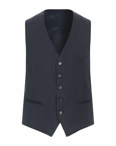 Michael Kors Mens Man Tailored Vest Midnight blue Polyester, Wool, Elastane Cover