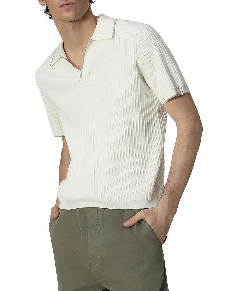 rag & bone Harbor Textured Polo Shirt Cover