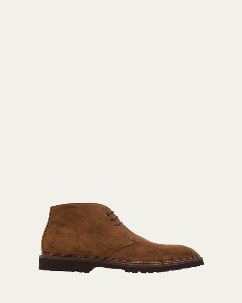 Bontoni Men's Desert Norwegian Suede Chukka Boots Cover