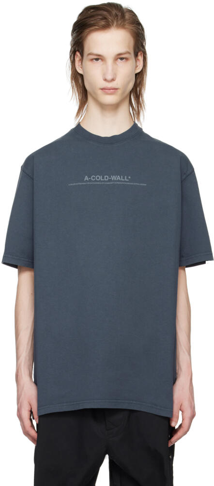 A-COLD-WALL* Navy Discourse T-Shirt Cover