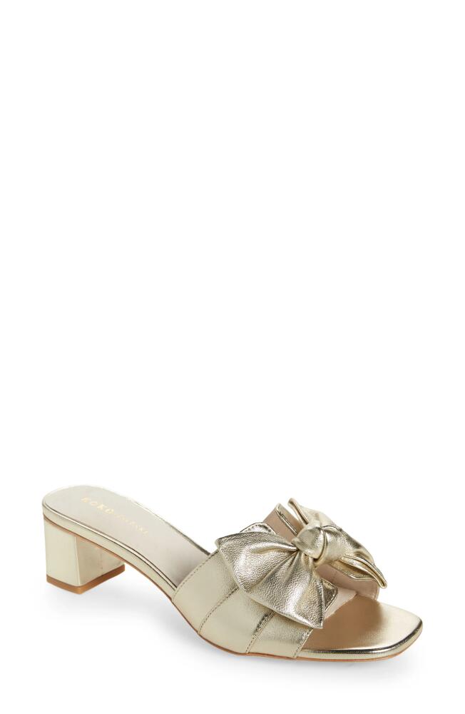 KOKO + PALENKI Sidney 2 Sandal in Gold Leather Cover