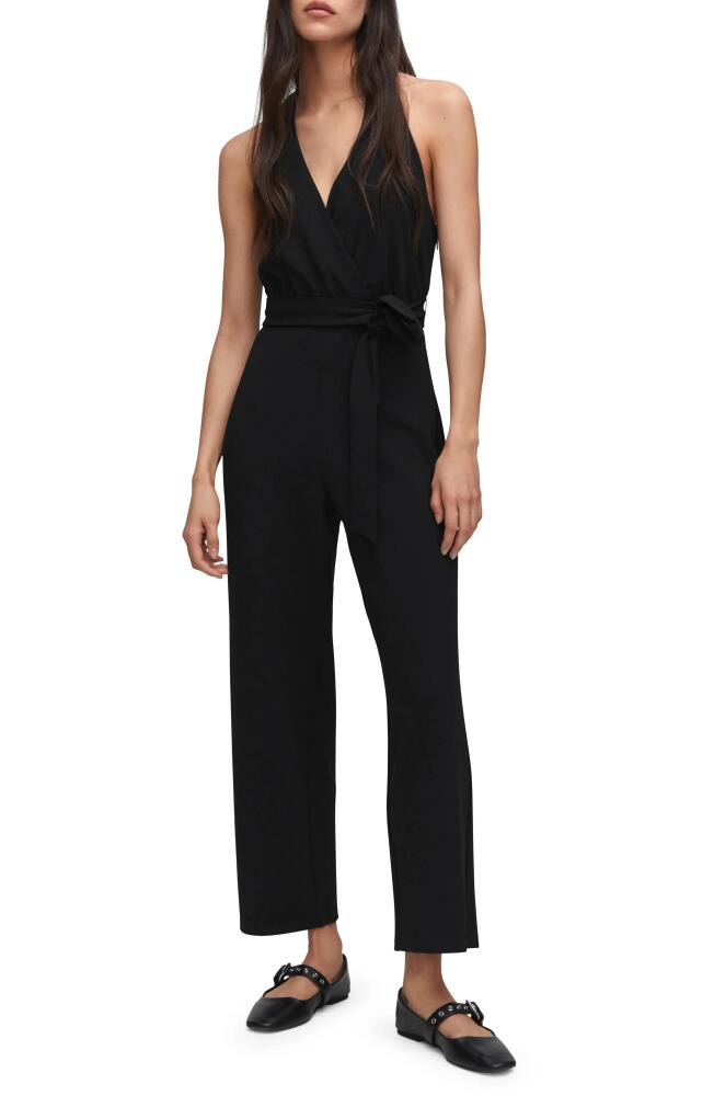 MANGO Halter Neck Jumpsuit in Black Cover