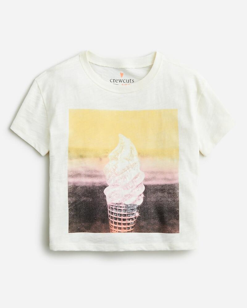 J.Crew Girls' cropped soft-serve graphic T-shirt Cover