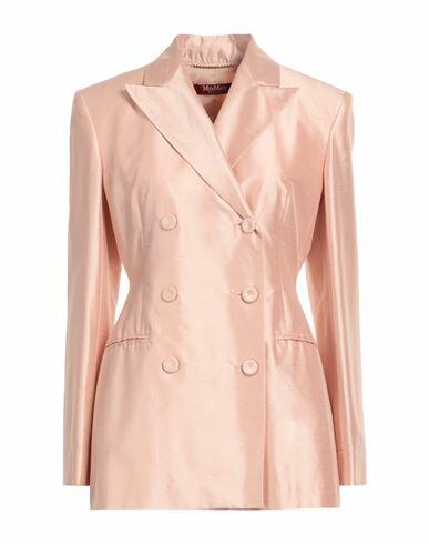 Max Mara Studio Woman Blazer Pink Silk Cover