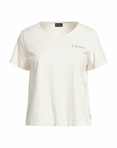 Freddy Woman T-shirt Ivory Cotton Cover