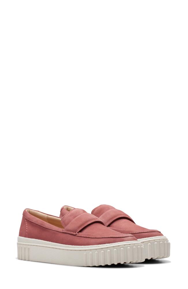 Clarks(r) Mayhill Cove Loafer in Dusty Rose Nbk Cover