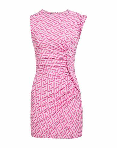 Versace Woman Mini dress Pink Viscose, Elastane Cover