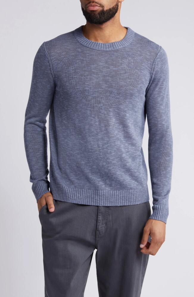 Treasure & Bond Linen & Cotton Crewneck Sweater in Grey Folkstone Cover