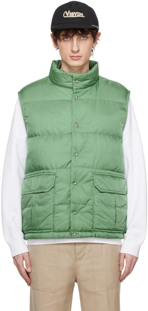 visvim Green Ulmer Down Vest Cover