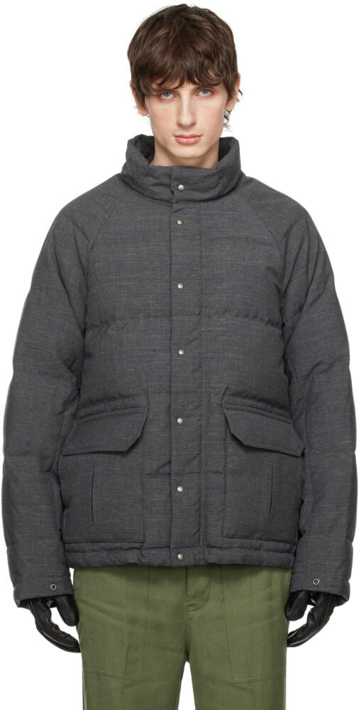 visvim Gray Ulmer Down Jacket Cover