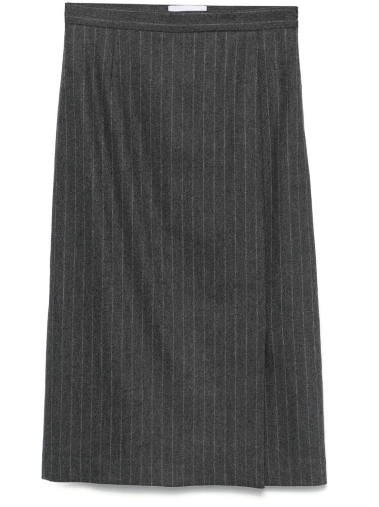 Lardini pinstripe midi skirt - Grey Cover