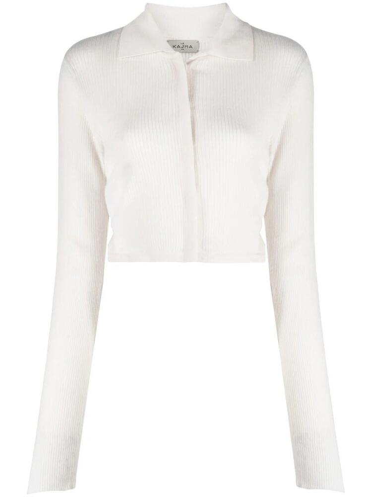 Le Kasha Egic organic-cashmere cardigan - White Cover