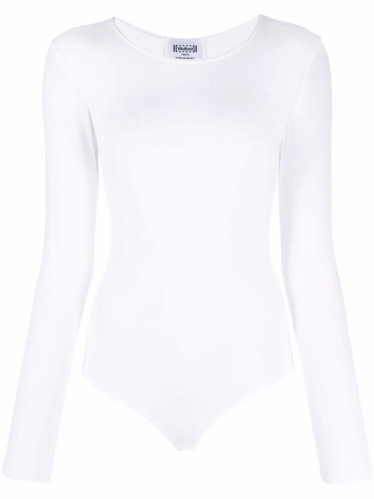 Wolford Berlin long-sleeve bodysuit - White Cover