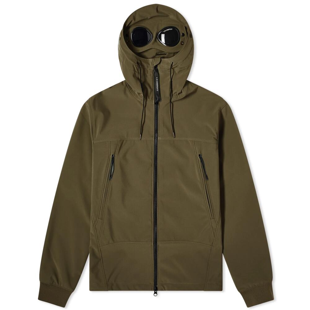 C.P. Company Men's C.P. Shell-R Goggle Jacket in Ivy Green Cover