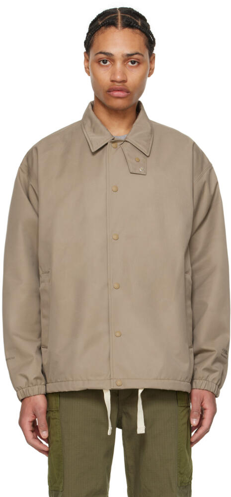 nanamica Taupe Coach Jacket Cover