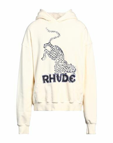 Rhude Man Sweatshirt Cream Cotton Cover