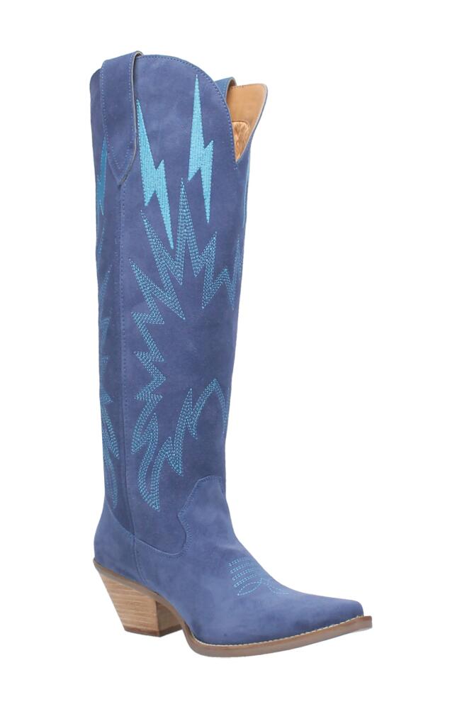 Dingo Thunder Road Cowboy Boot in Blue Cover