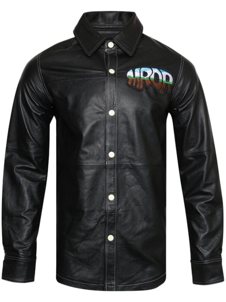 Who Decides War MRDR Leather shirt - Black Cover