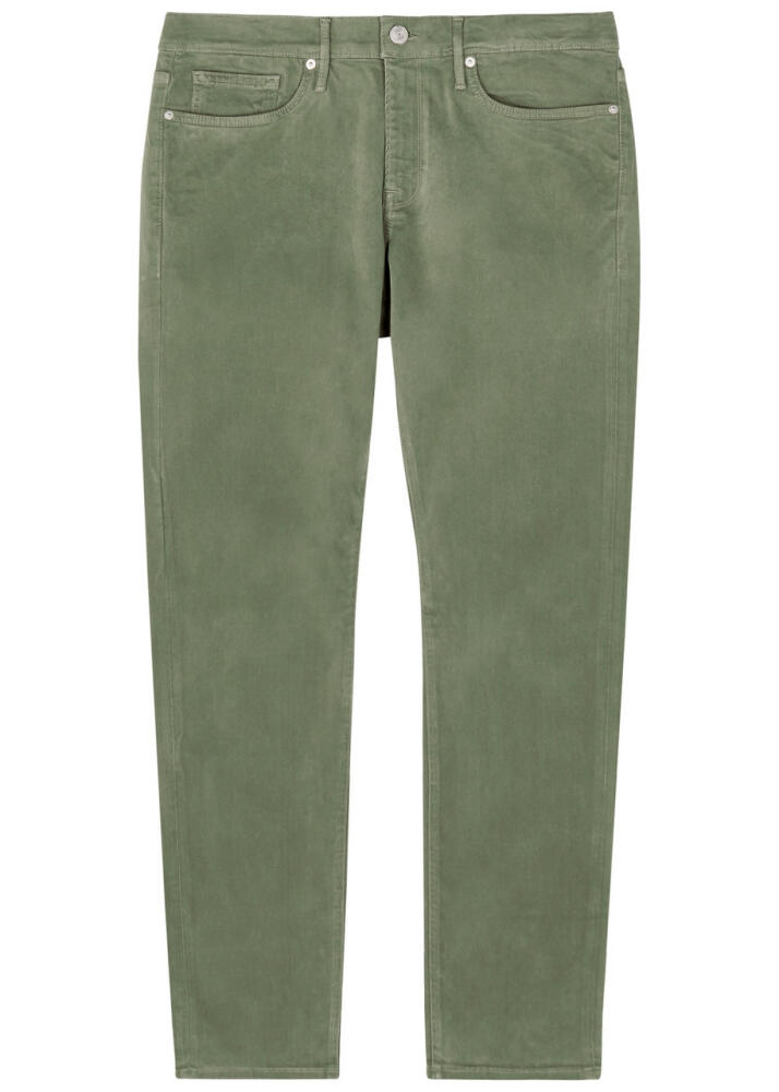 Frame L'Homme Slim-leg Jeans - Khaki Cover