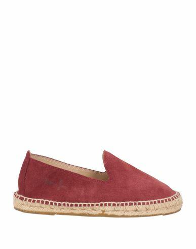 Manebí Man Espadrilles Burgundy Soft Leather Cover