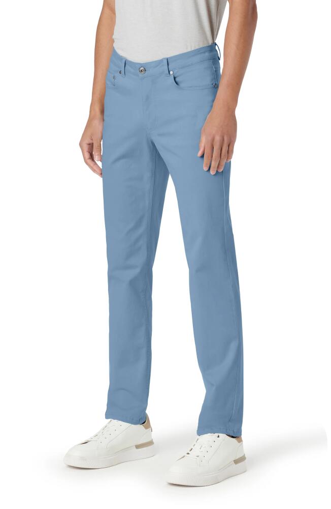 Bugatchi Preston Straight Leg Five Pocket Pants in Air Blue Cover