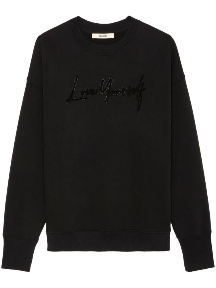 Zadig&Voltaire Oscar Love Yourself sweater - Black Cover