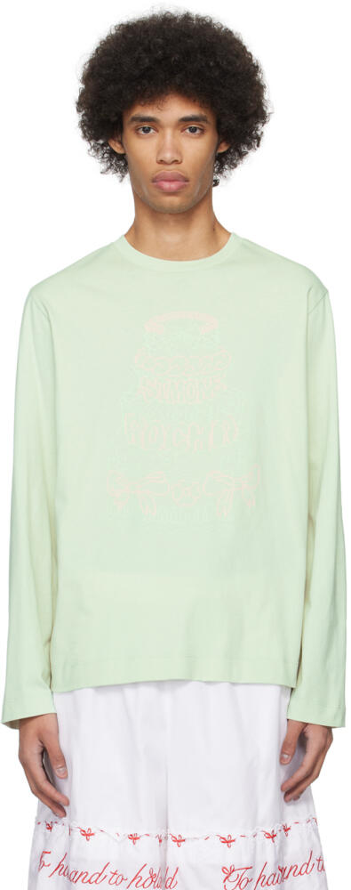 Simone Rocha Green Cake Long Sleeve T-Shirt Cover