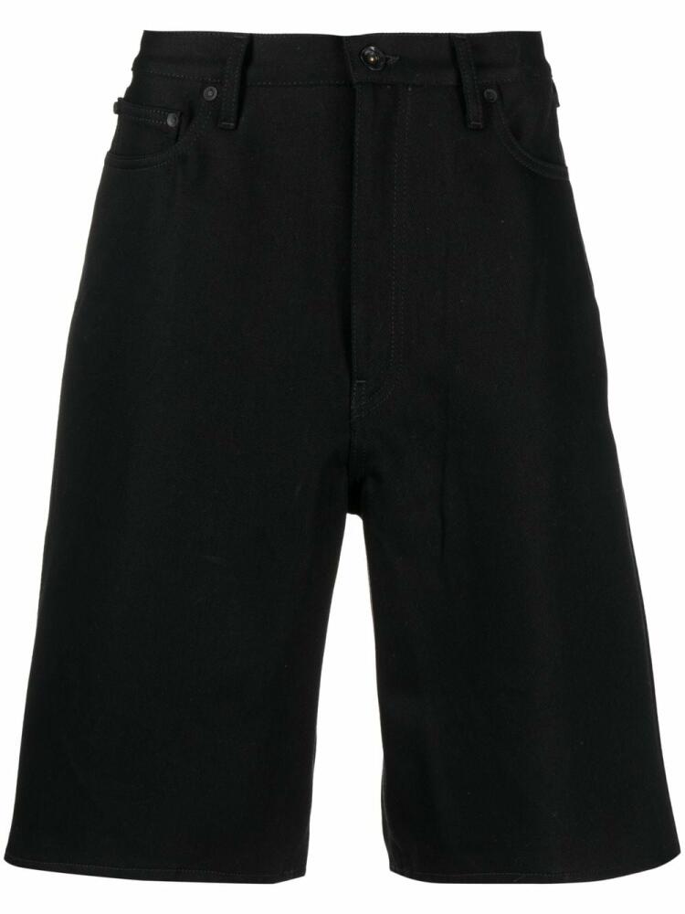 Off-White Single Arrow denim shorts - Black Cover