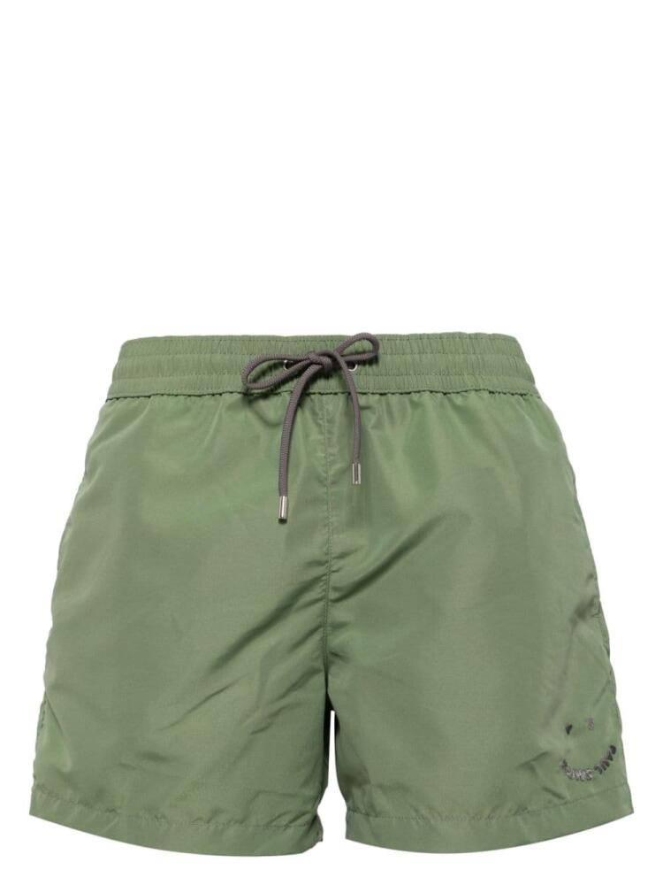 Paul Smith Happy drawstring swim shorts - Green Cover