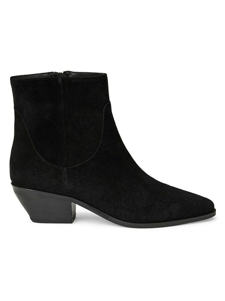 Bruno Magli Women's Fabiana Suede Block Ankle Boots - Black Cover