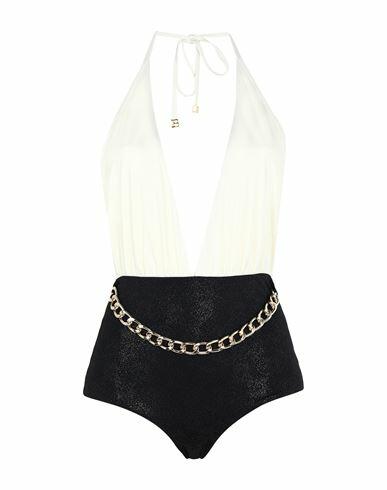 Balmain Woman One-piece swimsuit Ivory Polyester, Elastane Cover