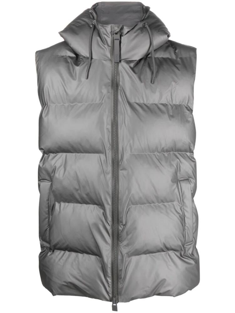 Rains Alta quilted puffer gilet - Grey Cover