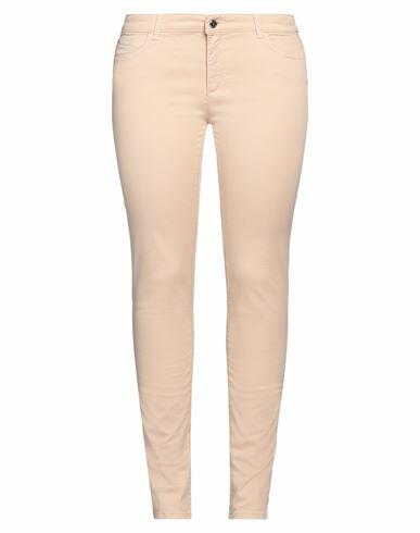 Trussardi Jeans Woman Pants Beige Cotton, Elastane Cover