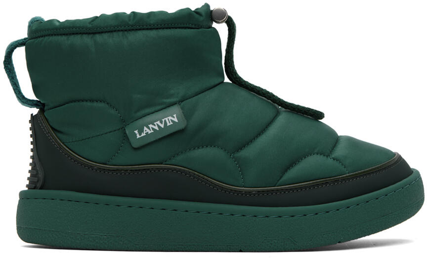 Lanvin Green Curb Snow Boots Cover