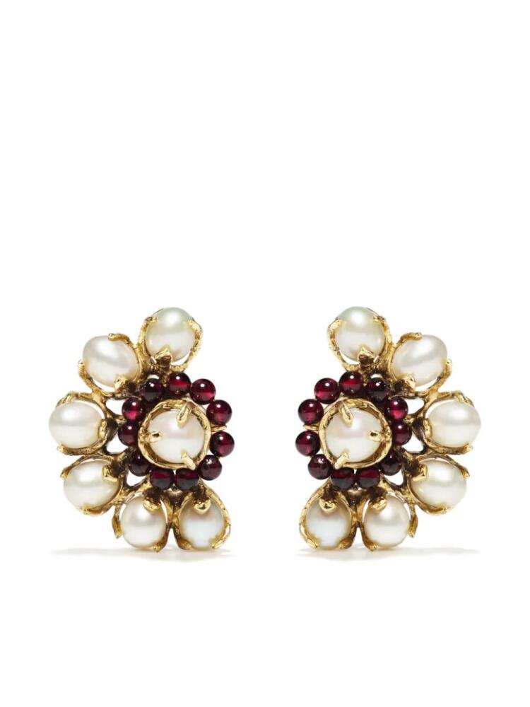 Goossens Perles Baroques clip earrings - White Cover