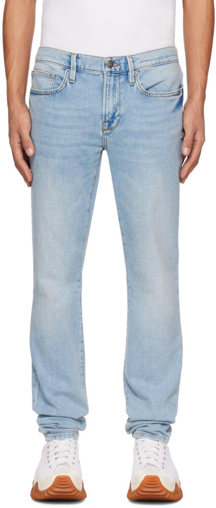 FRAME Blue 'L'Homme Skinny' Jeans Cover