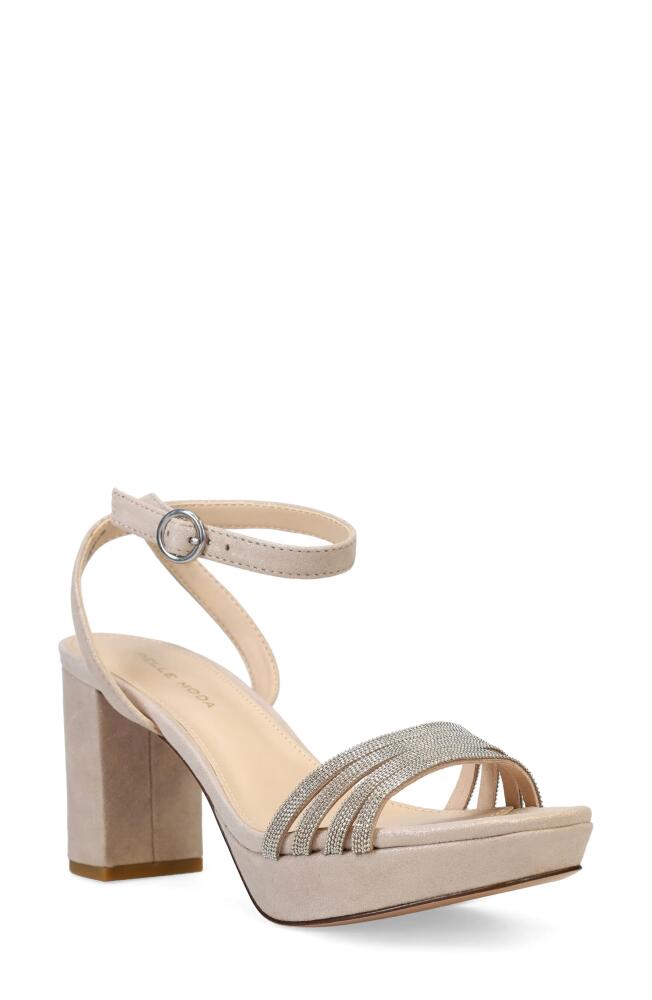 Pelle Moda Aliana Ankle Strap Sandal in Dark Taupe Cover