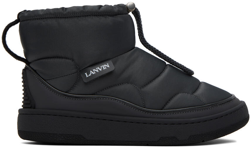 Lanvin Gray Curb Snow Boots Cover