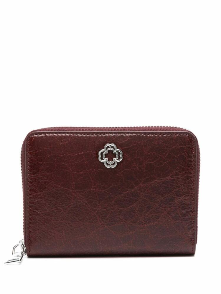 Maje Lucky Four Leaf Clover wallet - Red Cover