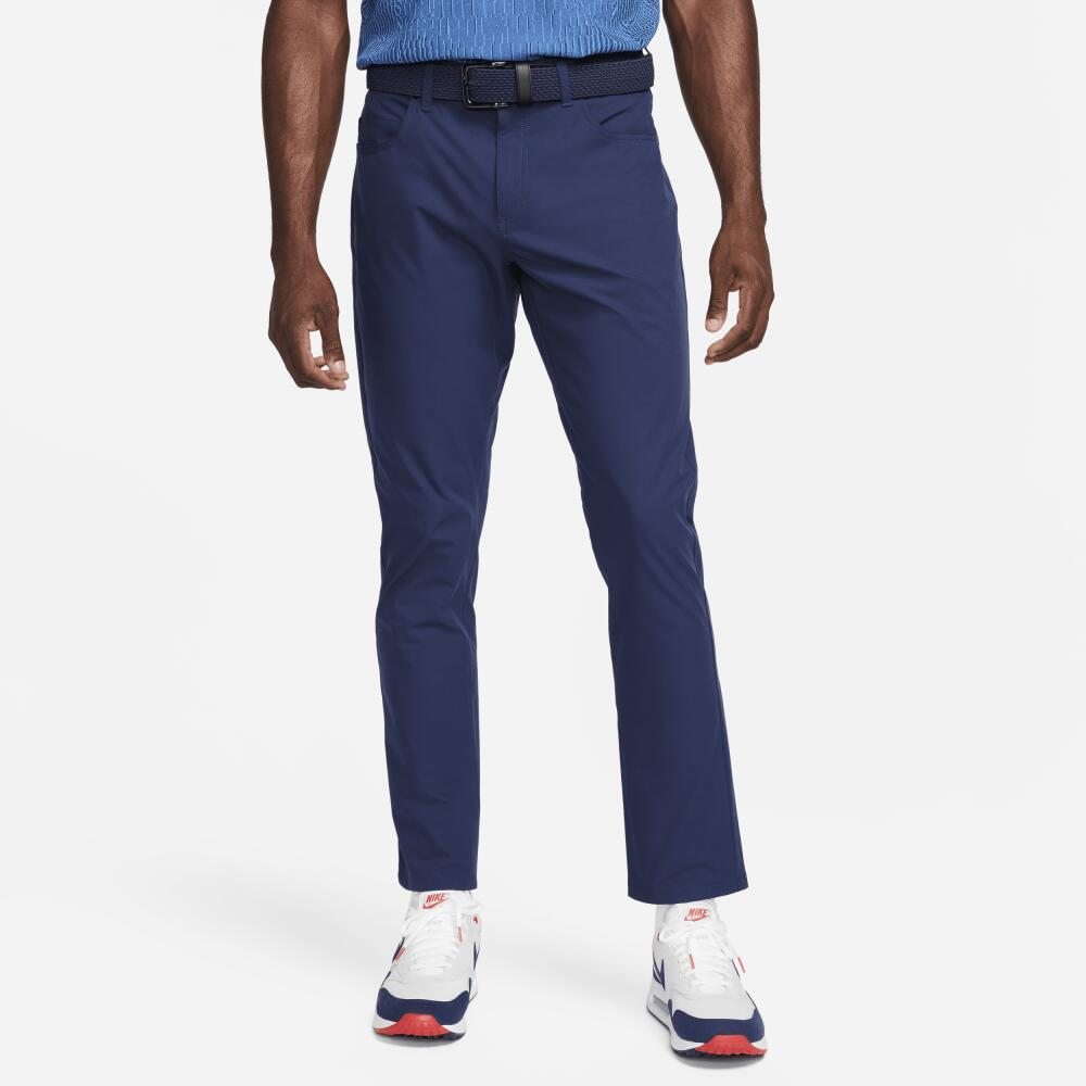 Nike Men's Tour 5-Pocket Slim Golf Pants in Blue Cover