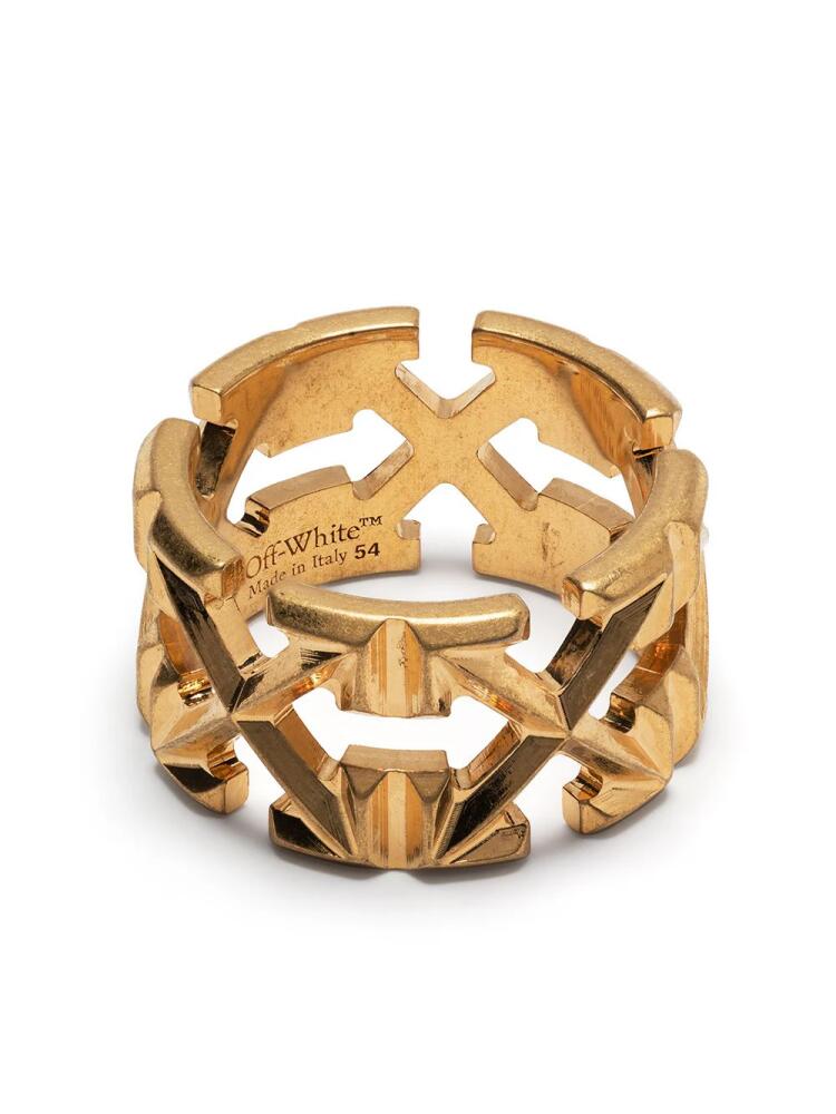 Off-White Arrows ring - Gold Cover