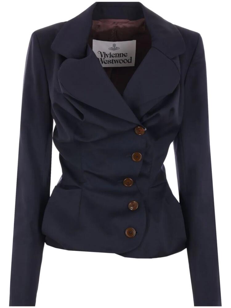 Vivienne Westwood Drunken Tailored wool jacket - Blue Cover