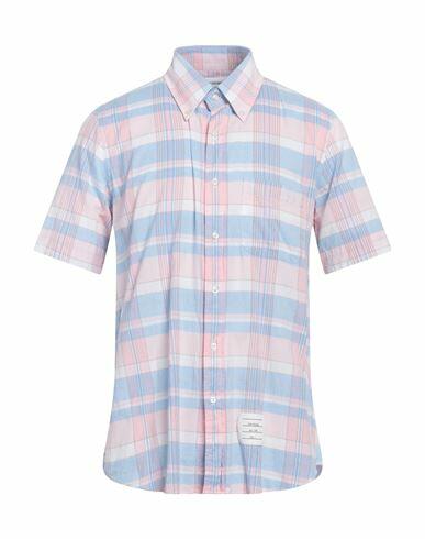 Thom Browne Man Shirt Pink Cotton Cover