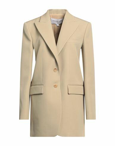 Michael Kors Collection Woman Blazer Sage green Virgin Wool Cover