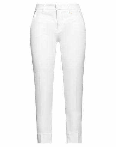 Fly Girl Woman Pants White Polyester, Elastane Cover