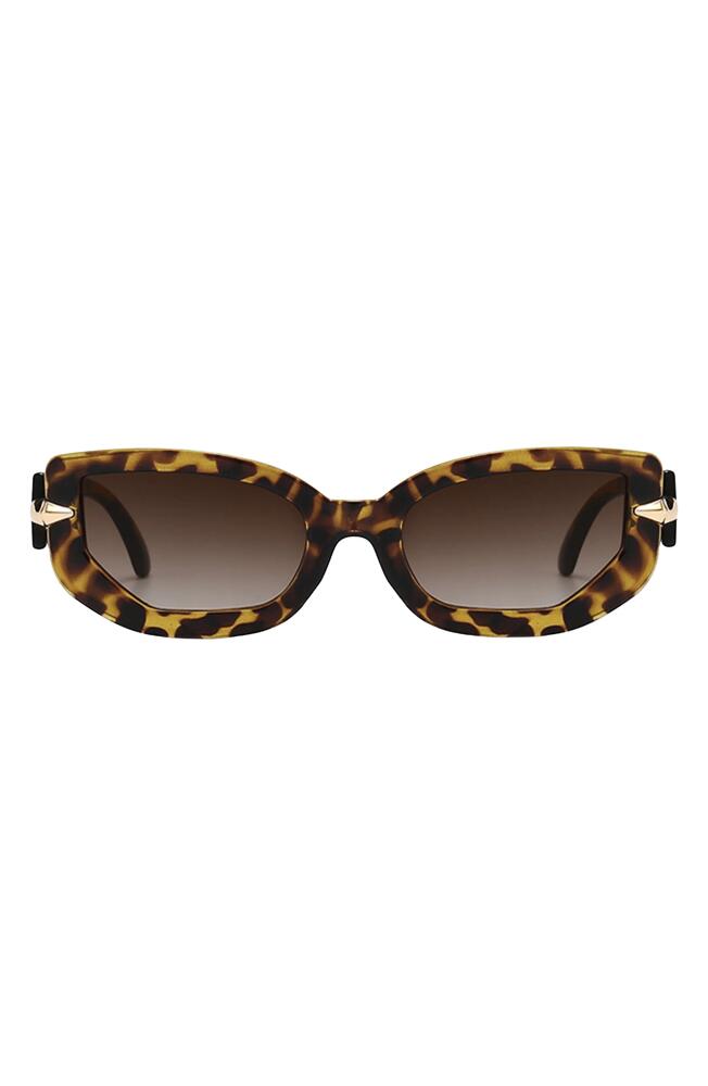 Fifth & Ninth Elle 58mm Polarized Geometric Sunglasses in Torte Cover