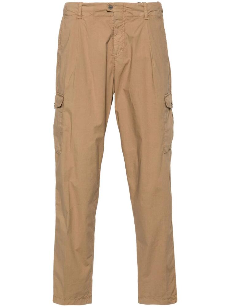 Herno tapered cotton cargo pants - Brown Cover