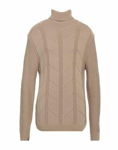 Why Not Brand Man Turtleneck Sand Acrylic, Wool Cover