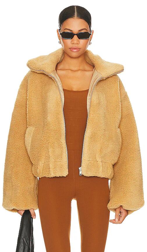 Free People Get Cozy Teddy in Brown Cover